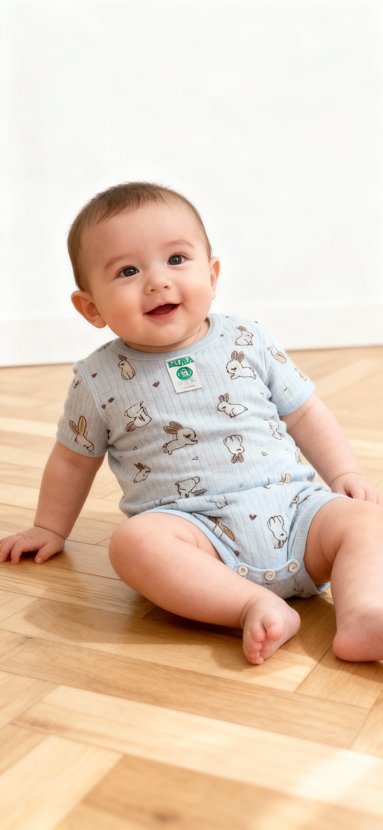 Sleeveless Baby Rabbit Bodysuit 2