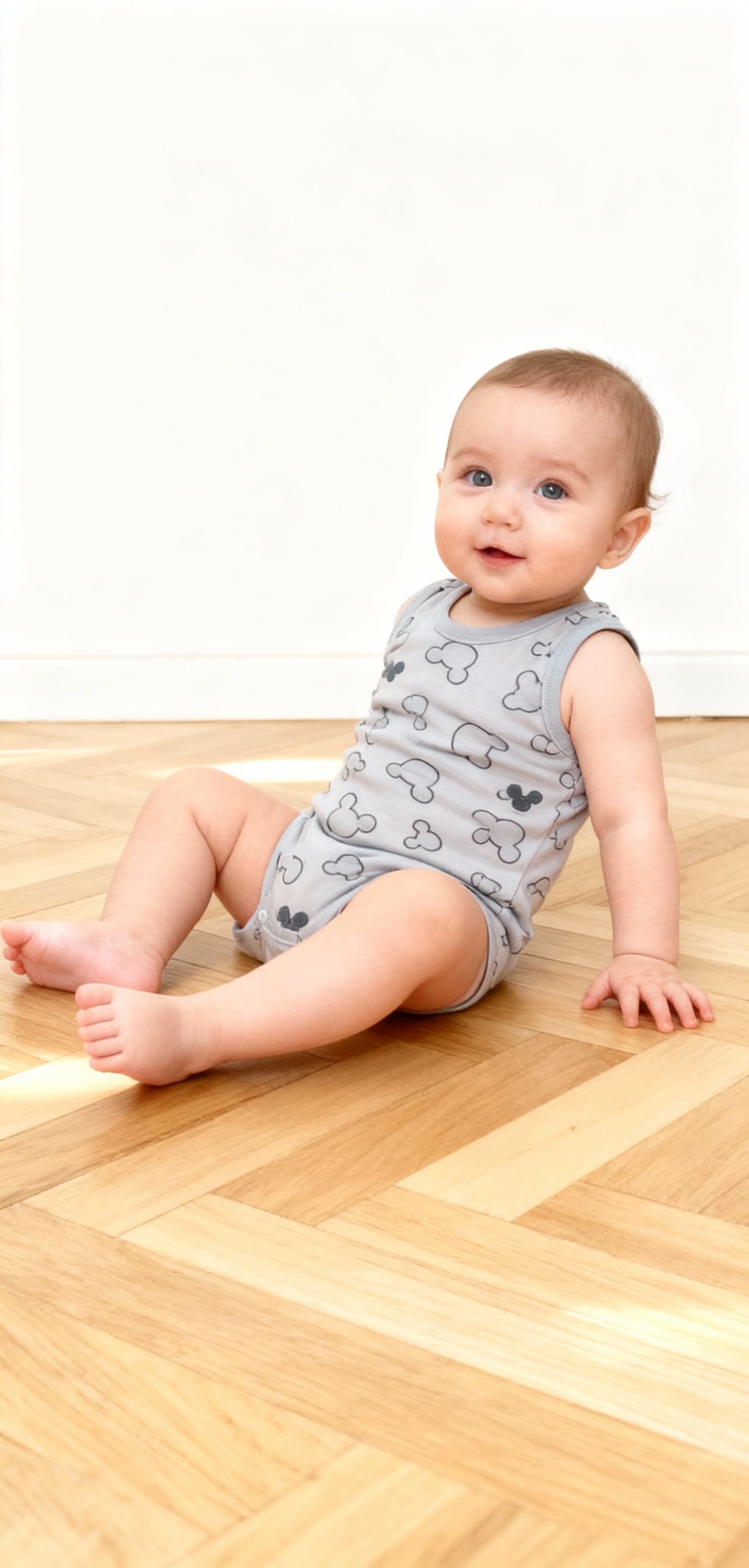 Noha - Sleeveless Baby Mickey Bodysuit