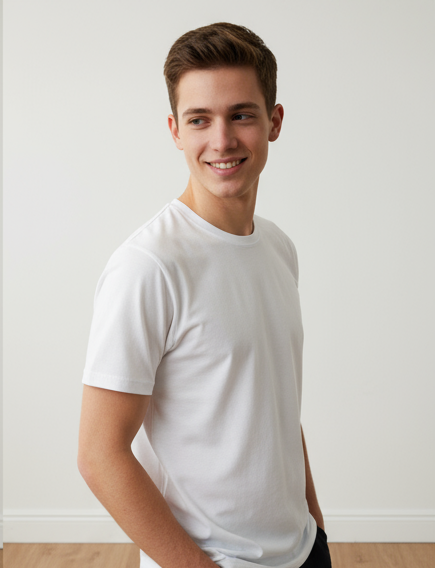 Noha - White T-shirt For Men