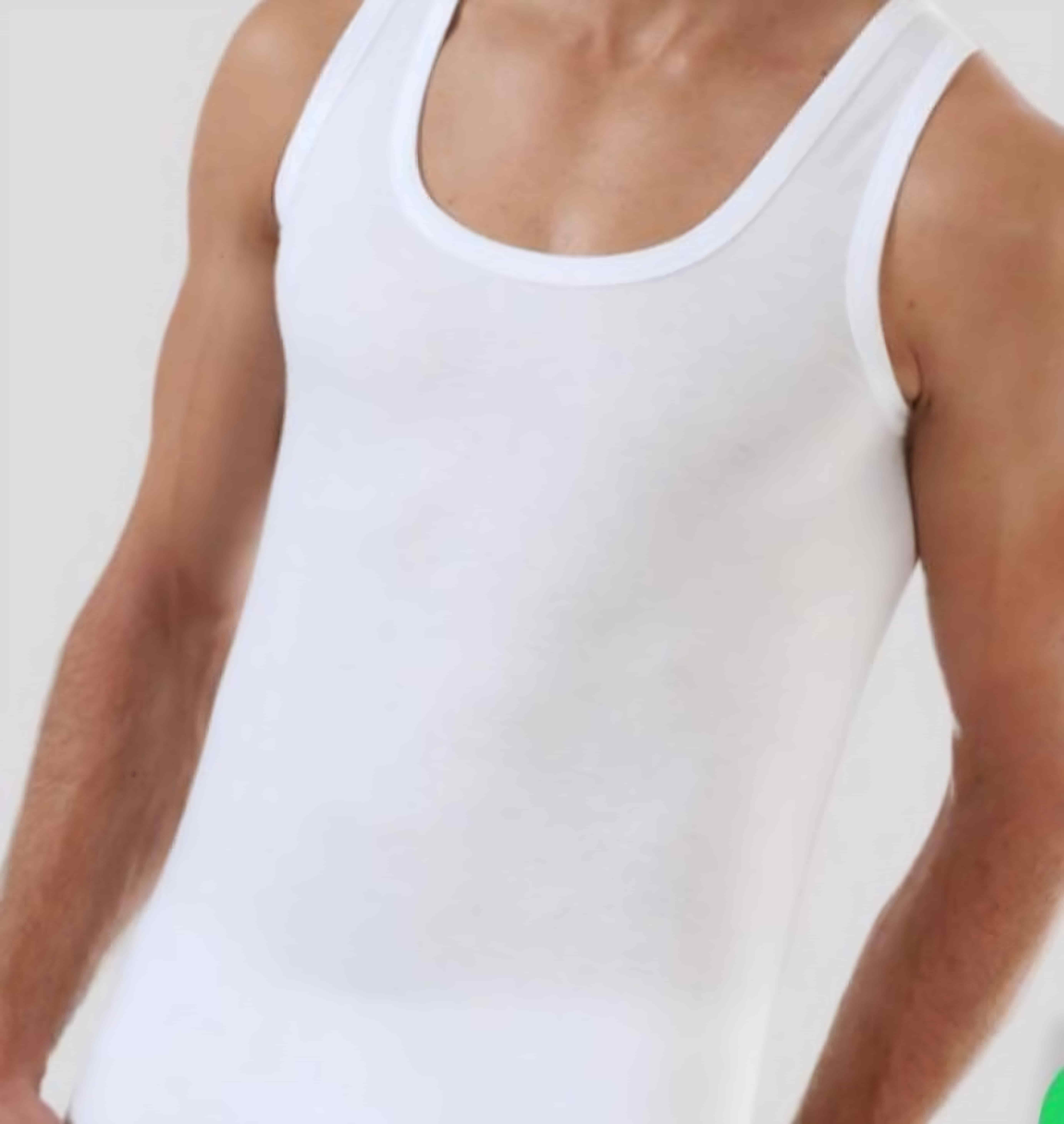 Noha - White Sleeveless for Men