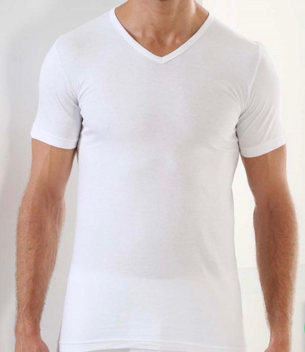 Men's Short Sleeve V Neck 2