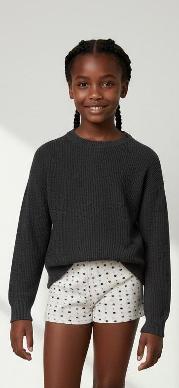 Girls' 3-Piece Printed Lycra Shorts Set 2