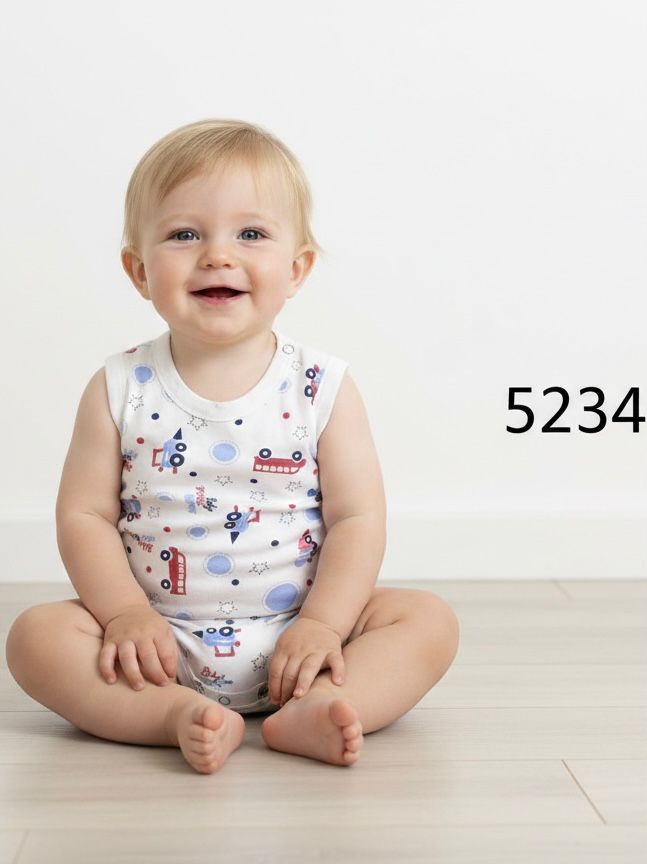 Noha - Baby Bodysuit - Happy Vehicles